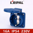 IP54 blauer deutscher Standard von 16 Ampere für industriellen zusätzlichen Sockel