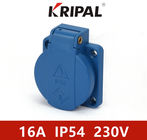 IP54 blauer deutscher Standard von 16 Ampere für industriellen zusätzlichen Sockel