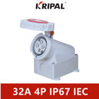 Wasserdichter industrieller Kombination Iec Standard-32A 4P des Koppler-IP67