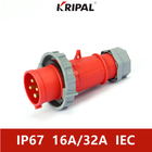 Phasen-Inverter-Stecker des einphasig-4P 32A IP67 industrieller wasserdicht