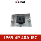 Isolator-Schalter 4 Pole 32A 40A 50A 63A CER Zustimmungs-IP65 mit Einschließung