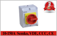 Semko, Vde, CCC, CER IP65 2~5P 10A~150A wasserdichter Schalter des Drehisolator-Schalter-elektrischen Isolierungs-Schalters