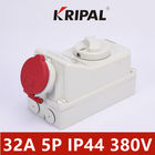 Dreiphasenverriegelungs-elektrische Schaltbuchse IP44 32 Ampere 380V