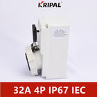 IP67 16A 3P schaltete Sockel mit mechanischem Verriegelung Iec-Standard