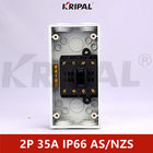 Industrie-einphasig-Isolator-Schalter 35A IP66 der im Freienimprägniern