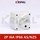 IP66 250V 2Pole 16A elektrischer Mini Weatherproof Isolator Switch