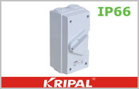 UKF1 Reihe IP66 bipolarer elektrischer wetterfester Schaltbuchse-Ausgang 63A für Isolierung im Freien